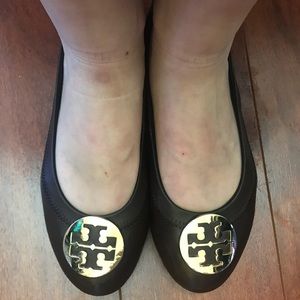 Tory Burch flats good condition few scratches
